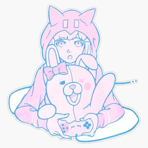 Magnet Danganronpa 2: Ultimate Gamer Chiaki Nanami Pastel (Danganronpa 2: Goodbye Despair) Magnet Vinyl Decal Sticker 5" in Kuwait