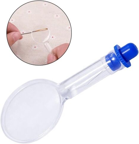 Plastic Needle Threader with Magnifying Glass for Sewing Machine and Hand Sewing, Crafts and for cross Stitch Accessories in Saudi Arabia