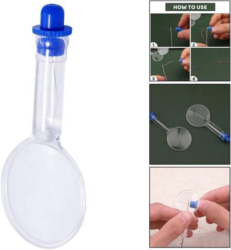 Plastic Needle Threader with Magnifying Glass for Sewing Machine and Hand Sewing, Crafts and for cross Stitch Accessories in Saudi Arabia