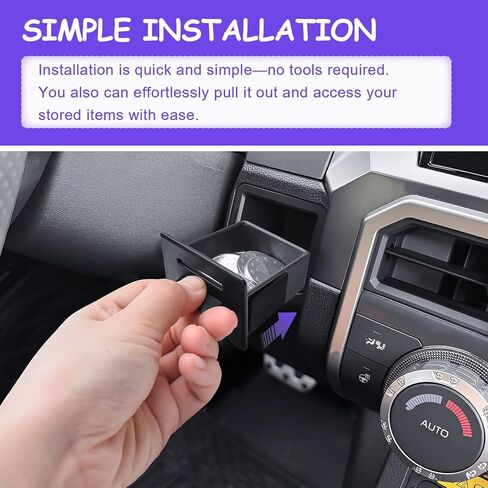 صينية تنظيم وحدة التحكم المركزية من RUNROAD متوافقة مع ملحقات 2024 2025 2026 Toyota Tacoma / 2025 2026 4Runner، صينية درج تخزين مسند الذراع لـ Tacoma 4Runner منظم المكعب الجانبي للسائقين المخفيين in Kuwait
