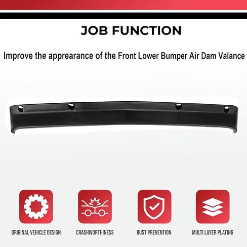 New Front Bumper Air Dam, Valance Compatible With Chevy Blazer, Tahoe, Suburban 1988-2000, Also Fits GMC Jimmy, Yukon, K2500, K3500 Trucks, Replacement for GM1090108, 15569428 in Saudi Arabia