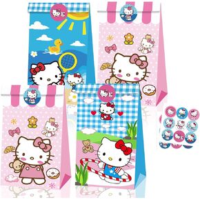 ZWYAN 24 Pcs Anime Gift Bags, Cartoon Gift Wrap Bags, Small Candy Bag, Plus 4 Adorable Stickers as a gift in Saudi Arabia