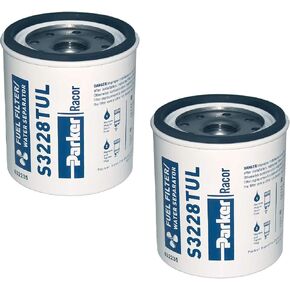 S3228TUL Racor Fuel Filter Water Sep (Pack of 2) 10 Microns Aquabloc Marine Gasoline (320R-RAC-01/02, 490R-RAC-01) in Saudi Arabia