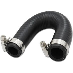 Heater Core Bypass Hose, Heater Core Bypass Cooling Crossover with Clamps, OE #551699, Compatible with LS1 LSX LS2 LS3 LQ4 LQ9 (Black) in Saudi Arabia