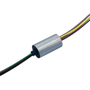 1PCS 48V Low-power Conductive Slip Ring Dia 6/6.5/7.9/8.5mm Aluminum Alloy Outer Shell Mini No-Flange Rotation Collector Ring(Dia 6mm 6CH 1A) in Saudi Arabia