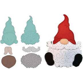 Gnome Accessory Die Cuts for Card Making,Metal Cutting Dies Embossing Paper Dies for Christmas Scrapbooking DIY Birthday Album Card Making Supplies (Z5360-Dies) in Saudi Arabia