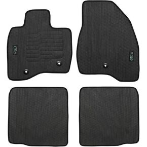 ecoMats Floor Mats Compatible for 2015 2016 2017 2018 2019 Ford Explorer with Safety Locks All-Weather Front and Rear Black Odorless in Saudi Arabia