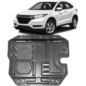 Front Engine Splash Shield for Honda HR-V 2016-2022 Guards, Suitable for Honda HRV Under Engine Cover Mud Flaps, Directly Replace Original One, Black in Saudi Arabia