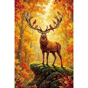 Magical Forest Deer Jigsaw Puzzles for Adults 1000 Pieces, Fantasy Nature Animal 1000 Piece Puzzle for Adults, Fun Hard Difficult Challenging Jigsaw Puzzles 1000 Pieces Family Game Home Decor Gifts in Saudi Arabia