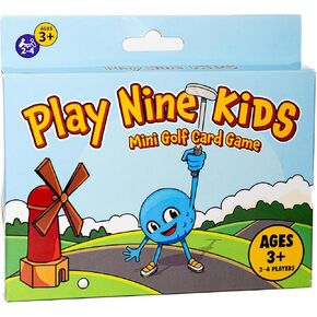 Play Nine Kids: Mini Golf Card Game – Learn and Match Numbers, Fun Math & Strategy Skills for Kids - Family Board Game – Easy to Learn, Educational Number Matching – 2-4 Players, Ages 3+ in Saudi Arabia