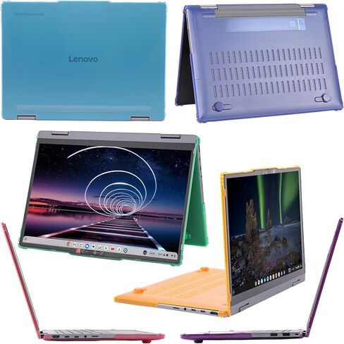 حافظة mCover متوافقة فقط مع أجهزة الكمبيوتر المحمولة 2025-2026 14 بوصة Lenovo Chrome 2in1 14IRU10 | 14ITN10 Chromebook (لا تناسب موديلات Lenovo الأخرى) - Aqua in Kuwait
