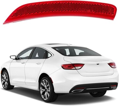 Side Marker Light Assembly For Chrysler 200 Sedan 2015 2016 2017,Driver Passenger Side Rear Bumper Reflector Lamp (Right Passenger Side) in Saudi Arabia