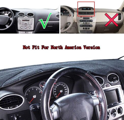 Dashboard Cover Dash Mat for Ford Focus 2005-2009 2010 2011 Dashboard Cover Mat Sun Shade Protect Carpet Anti-Glare in Saudi Arabia