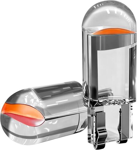 30PCS 194 Car LED Light Bulbs, License Plate Light, 168 2825 W5W Wedge COB LED Bulbs, Super Bright 0.36w 12V T10 6000K Lighting Accessories for Dome Map Door Courtesy Lights (Green) in Saudi Arabia