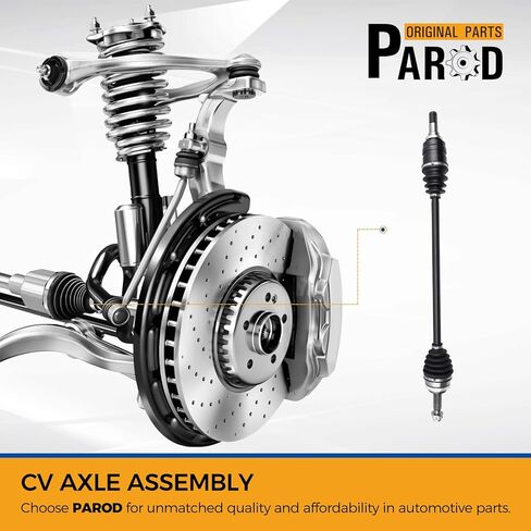 PAROD 665228 CV Axle Assembly Fit for 2003-2010 Pontiac Vibe, 2009-2018 Toyota Corolla 1.8L L4, 2003-2014 Matrix Front Left Drive Side in Saudi Arabia