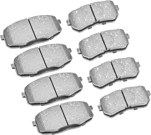 Front Rear Brake Pads for 2009-2012 Hyundai Elantra, for 2010-2013 Kia Forte,for 2010-2013 Kia Forte Koup (D1397 D1398) 8pcs Ceramic Brake Pads Sets in Saudi Arabia