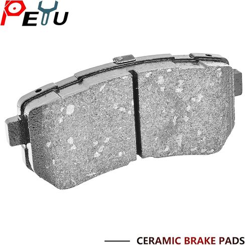 Front Rear Brake Pads for 2009-2012 Hyundai Elantra, for 2010-2013 Kia Forte,for 2010-2013 Kia Forte Koup (D1397 D1398) 8pcs Ceramic Brake Pads Sets in Saudi Arabia