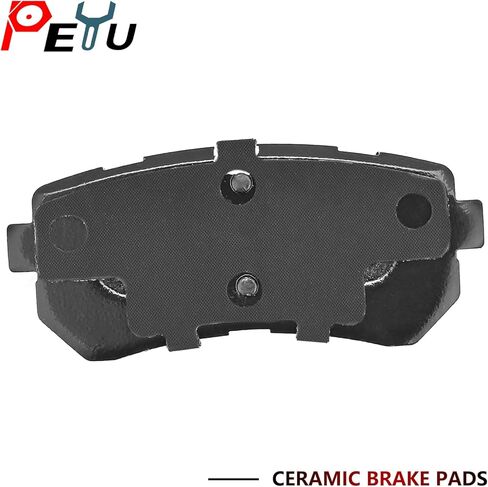 Front Rear Brake Pads for 2009-2012 Hyundai Elantra, for 2010-2013 Kia Forte,for 2010-2013 Kia Forte Koup (D1397 D1398) 8pcs Ceramic Brake Pads Sets in Saudi Arabia
