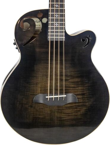 Sawtooth Rudy Sarzo Signature Left-Handed Acoustic-Electric Bass Guitar, Includes Padded Gig Bag in Saudi Arabia