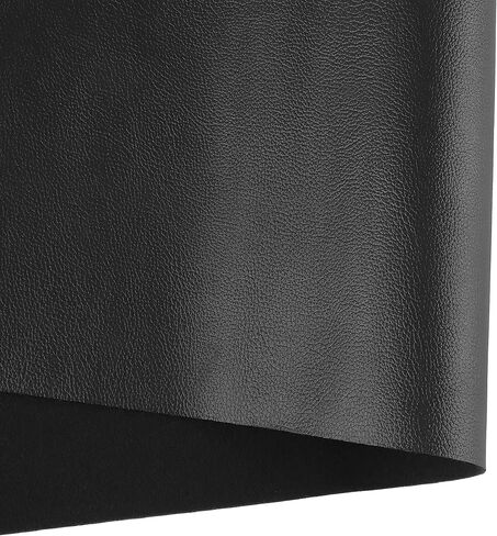 Faux Leather Upholstery Fabric,Black Vinyl Faux Leather Sheets,Replacement Renovate for Upholstery Muscle Car,Furniture,Sofa (Crocodile Black, 1/3 Yard) in Kuwait