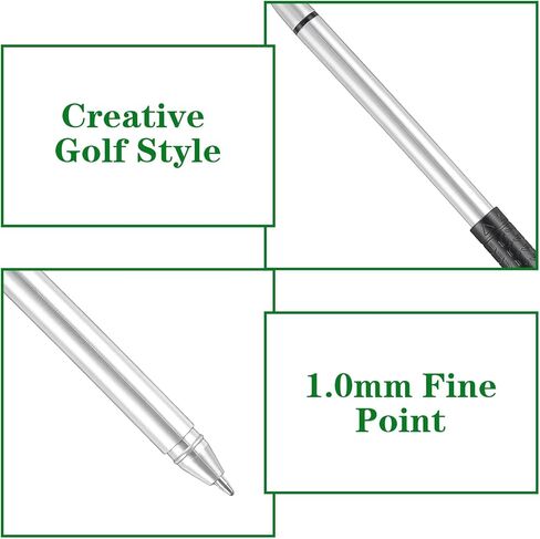 Abeillo 12PCS Golf Pens Golf Ballpoint Pen, Funny Golfs Club Pens Props Black Gel Ink for Students, Office, Golfs Party Favors, Desk Accessories, Tournament Gifts Bulk in Kuwait