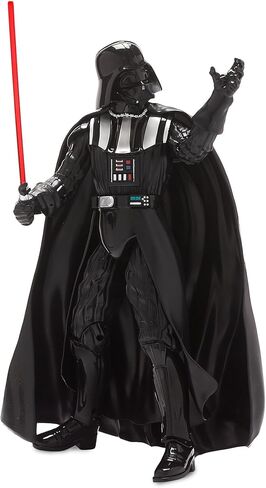Disney Store Official Darth Vader Talking Action Figure - 13 Inch Interactive Star Wars Toy with Lightsaber - Articulated Kid Toy with Light & Sound Effects in Kuwait