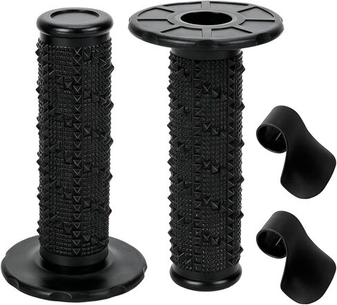 HIAORS 7/8" Handlebar Handle Grips Compatible with 50cc 70cc 125cc 150cc CRF50 XR50 CRF70 CRF125 TTR90 TTR110 TTR125 PW80 KLX250 SSR125 TaoTao Apollo Pit Dirt Bikes Motocross Motorcycles Parts Black in Kuwait
