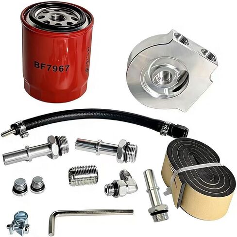121003 Upper Fuel Filter Conversion Kit – Fits Ford 6.7L Powerstroke 2011-2025 F250/F350/F450/F550 in Kuwait