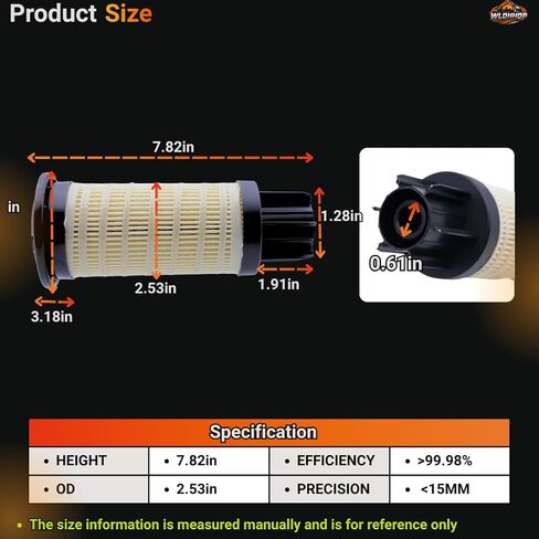 4794133 479-4133 Fuel Filter Compatible with Caterpillar For Cat Engine C4.4 Loader 416F 420F 430F 432F 434F 450F in Saudi Arabia