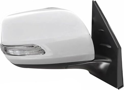 Passenger Side Mirror Compatible with 2018 2019 2020 2021 2022 Toyota Land Cruiser Side Door Mirrors Rearview Mirrors Assembly Car Rear View Mirror Accessories Electric Adjustment, Turn Light in Saudi Arabia
