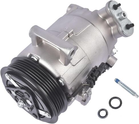 A/C Compressor with Clutch 5-Groove Pulley Replacement for Chevy Colorado GMC Canyon Terrain 1.5L 2.5L 2015-2021 23291879 23398670 in Kuwait