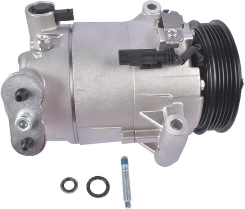 A/C Compressor with Clutch 5-Groove Pulley Replacement for Chevy Colorado GMC Canyon Terrain 1.5L 2.5L 2015-2021 23291879 23398670 in Kuwait