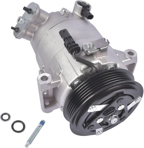 A/C Compressor with Clutch 5-Groove Pulley Replacement for Chevy Colorado GMC Canyon Terrain 1.5L 2.5L 2015-2021 23291879 23398670 in Kuwait