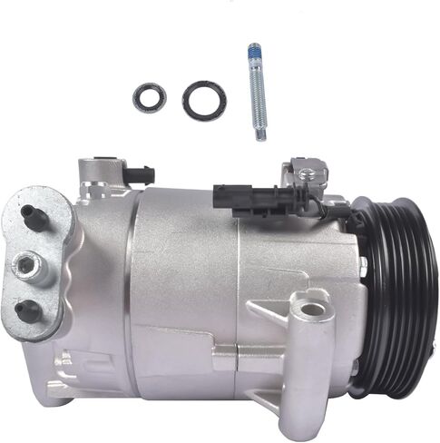 A/C Compressor with Clutch 5-Groove Pulley Replacement for Chevy Colorado GMC Canyon Terrain 1.5L 2.5L 2015-2021 23291879 23398670 in Kuwait