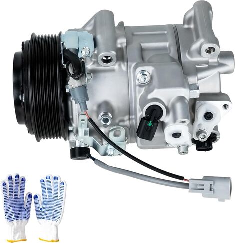 Air Conditioner AC Compressor with Clutch Compatible with Toyota Camry 3.5L 2012-2017, Avalon 3.5L 2013-2018, Highlander 2011-2013, Sienna 2011-2016, Lexus ES350 2012-2018, RX350 2010-2015,CO29042C in Saudi Arabia