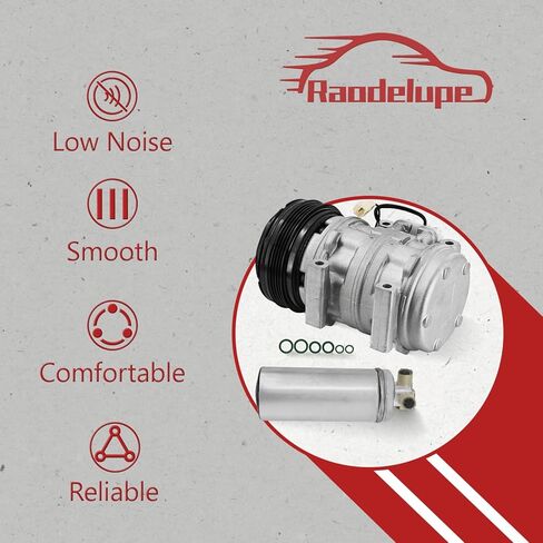 4710136 A/C Compressor Kit Compatible with Toyota MR2 1.6L 1985 1986 1987 1988 1989 W/4 Grooves Pulley 471-0136 68385 in Saudi Arabia