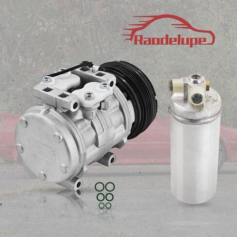 4710136 A/C Compressor Kit Compatible with Toyota MR2 1.6L 1985 1986 1987 1988 1989 W/4 Grooves Pulley 471-0136 68385 in Saudi Arabia