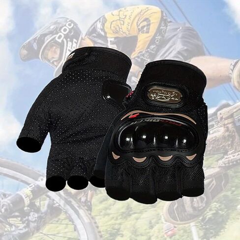Tactical Fingerless Gloves for Motorbike Motorcycle Cycling Climbing Hiking Hunting Gloves in Saudi Arabia