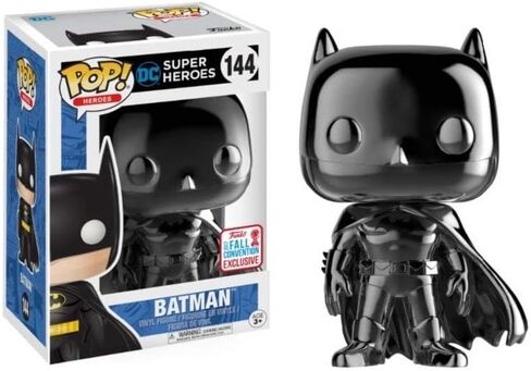Funko POP! Black Chrome Batman #144 Fall Convention Exclusive in Kuwait