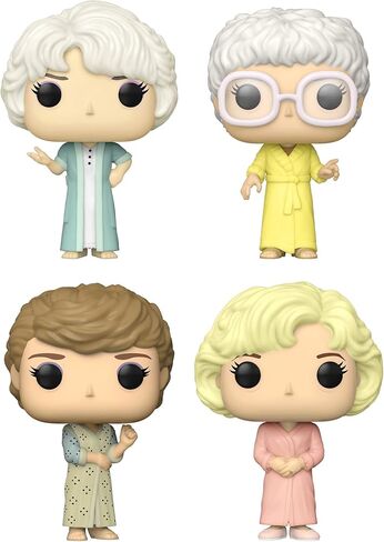 فانكو بوب! التلفاز: مجموعة مجسمات الفينيل المكونة من 4 قطع من Golden Girls - إصدار خاص حصري مع دوروثي وصوفيا وبلانش وروز in Kuwait