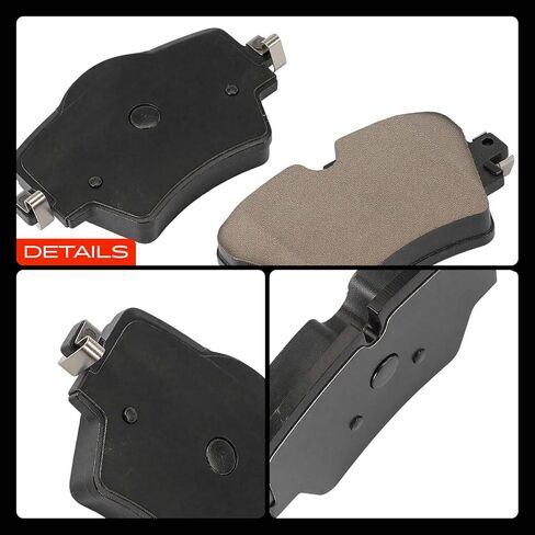 A-Premium Front Ceramic Brake Pads Set Compatible with BMW, Mini and Toyota Models - 330i, X3, 430i xDrive, X1, Cooper Countryman, 230i, X4, X2, Z4, GR Supra, Cooper Clubman, 4-Pack in Kuwait