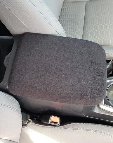 Car Console Covers Plus Made in USA Designed for Subaru Outback 2020-2026 Fleece Auto Armrest Center Console Cover Protector Black in Saudi Arabia