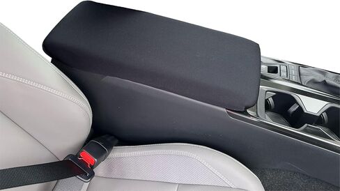 Car Console Covers Plus Made in USA Designed for Toyota Camry 2025-2026 Neoprene Auto Armrest Center Console Cover Protector Black in Saudi Arabia