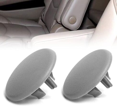 FZJDSD-2 PCS Armrest Rear Seat Grey Cover Cap Compatible with Chevy Tahoe Yukon Cadillac 2007-2018 Replace 15279689 15279690 15279691 15279692 23452121 in Kuwait