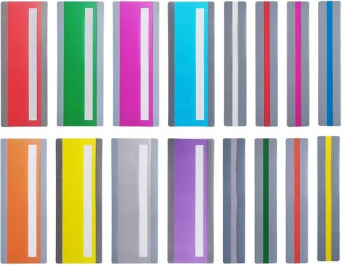 Guided Reading Strips with Colored Overlays, Line Tracking Bookmarks for Dyslexia Students, Visual Reading Aids (16 Pack) in Saudi Arabia
