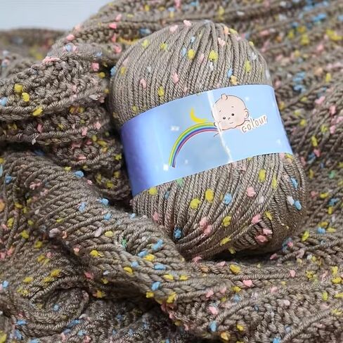Colorful Yarn Balls, Suitable for DIY Knitting of Sweaters, Hats, and Scarves Using Medium-Thick Milk Yarn, Purple in Kuwait
