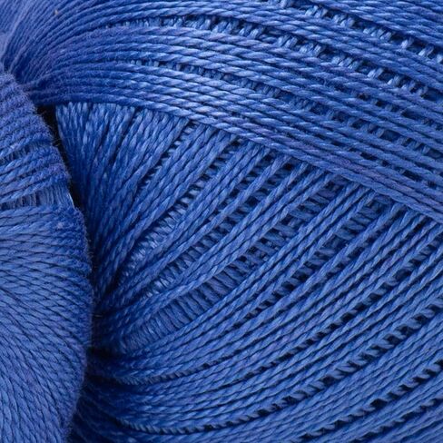 YarnArt Iris – Mercerized Cotton Thread for Crochet & Lace, 100% Cotton, 20g 138m, Fine Weight, Ideal for Doilies, Tablecloths, Summer Garments & Home Decor (1, 922 – Royal Blue) in Kuwait