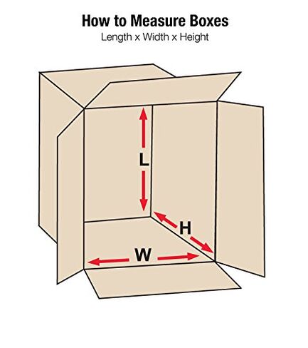 AVIDITI 16 x 16 x 20 Corrugated Cardboard Boxes, Medium 16"L x 16"W x 20"H, Pack of 20 | Shipping, Packaging, Moving, Storage Box for Home or Business, Strong Wholesale Bulk Boxes in Kuwait