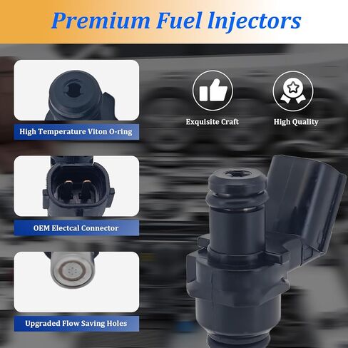 16450-Z1c-C01 Fuel Injector Car Inner 6 Holes Engnie Fuel Injectors for Honda Generators Metal Black 1 Pcs in Saudi Arabia