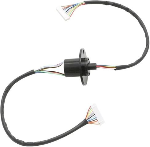 1PCS Dia.22mm 6CH 12CH 2A Double Contact Gold-plated Slip Ring Standard Type Conductive Slipring 360° Rotation Joint in Saudi Arabia